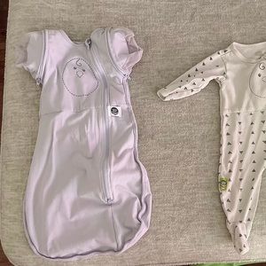 Nested bean ZEN swaddle lavender